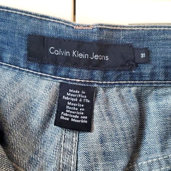 CALVIN KLEIN JEANS, Mens Straight leg, Size 31, Worn 1x! - Picture 2 of 8